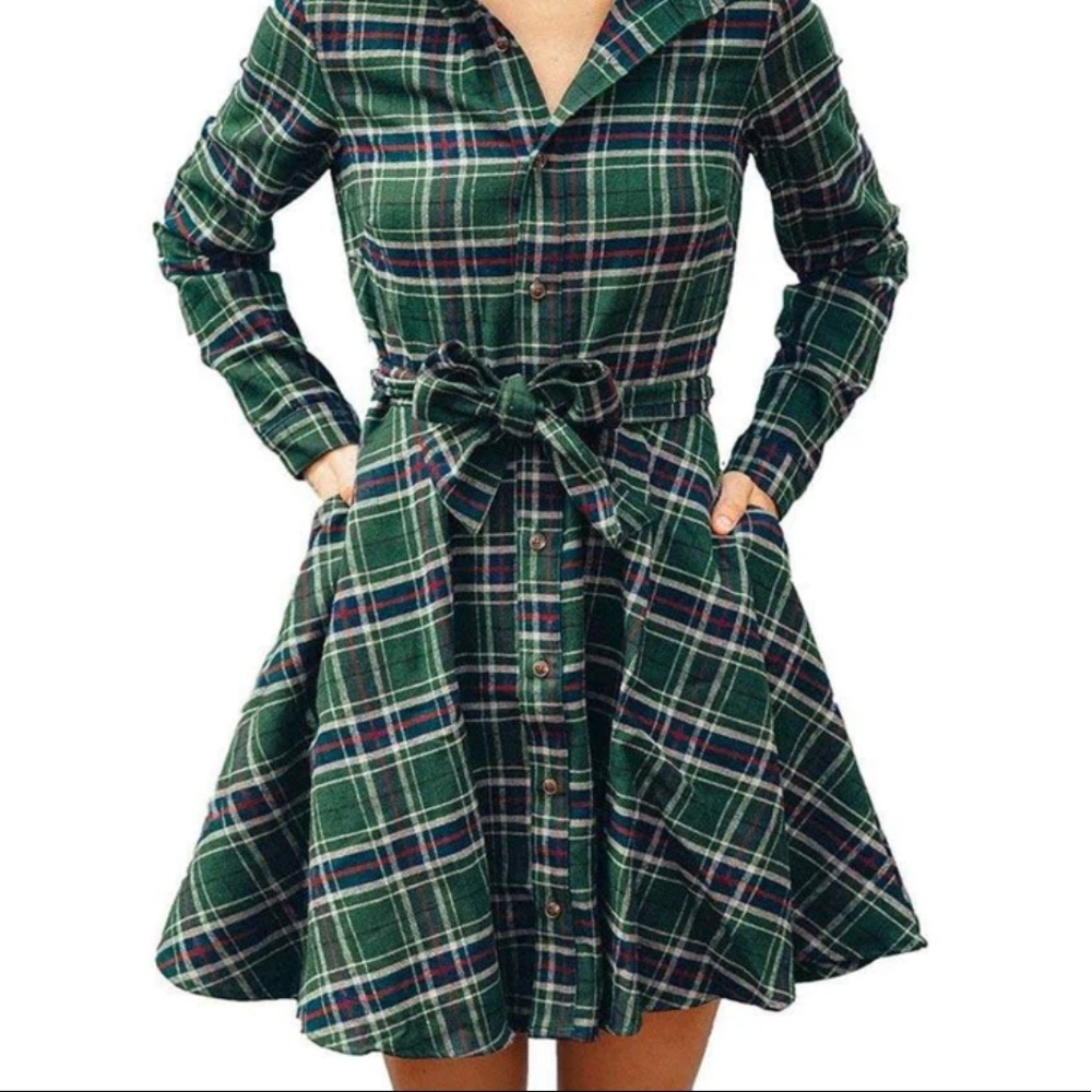 Kiel James Patrick flannel dress